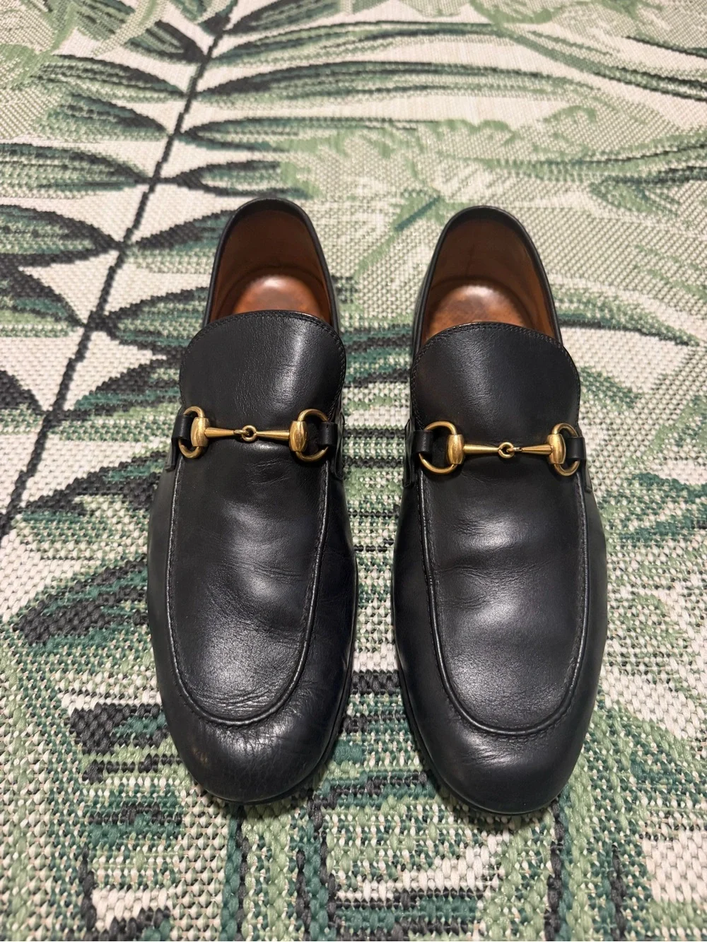 GUCCI JORDAAN Horsebit Leather Loafer Black10 /11 US $1100 1953 Brixton